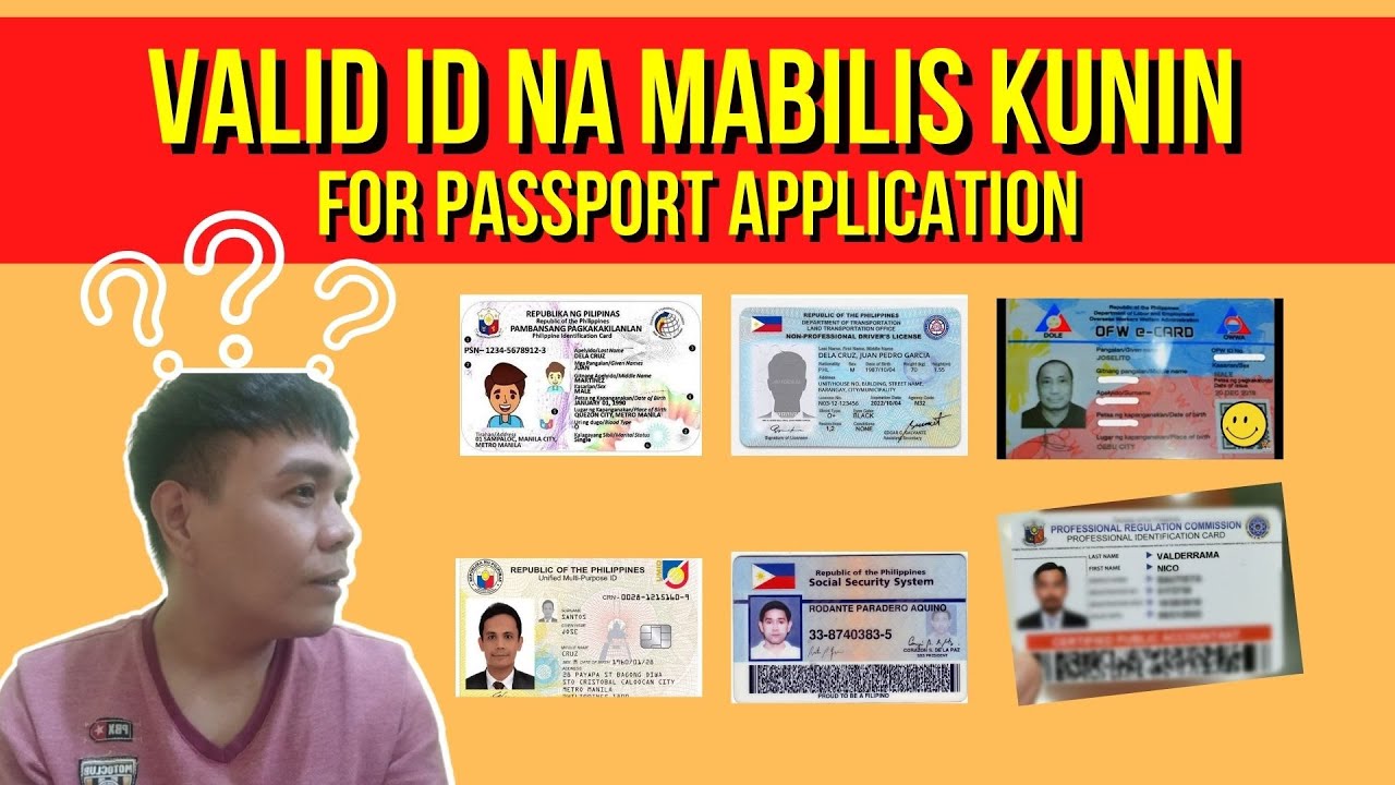 Valid ID Na Mabilis Makuha Ngayong 2023 Para sa Inyong Passport Application, Alamin! | Tips & Guide