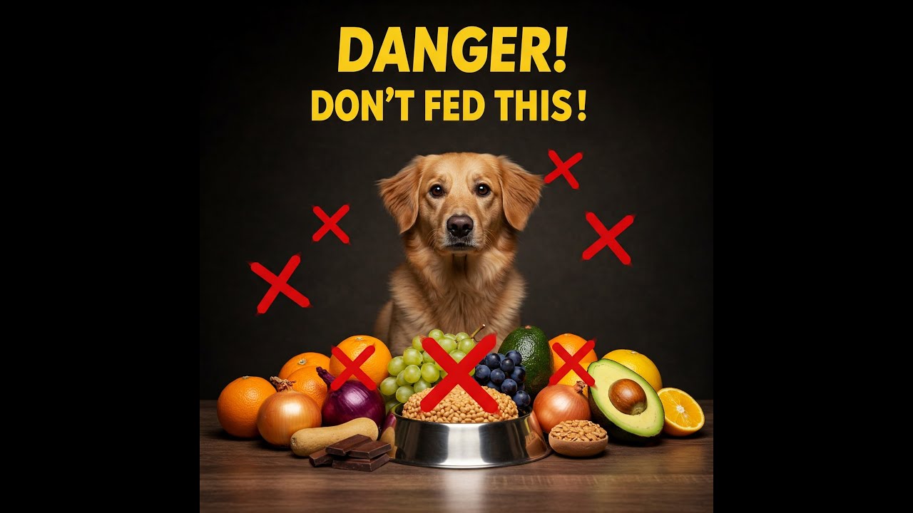 5 Toxic Foods That Can Kill Your Dog (Avoid These!)🛑🐶#pets
