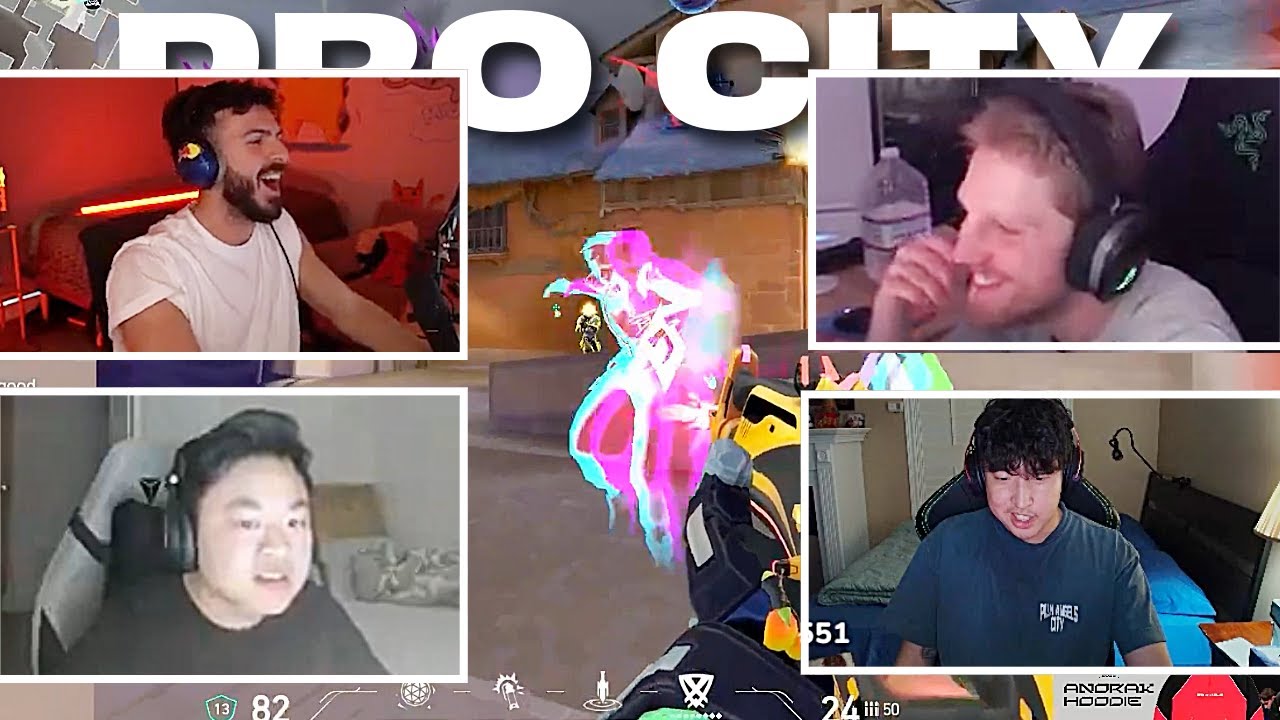Tarik Might Be The Best Player in Pro City! 15 minutes of Unbelievable Moments from Valorant 10 Man