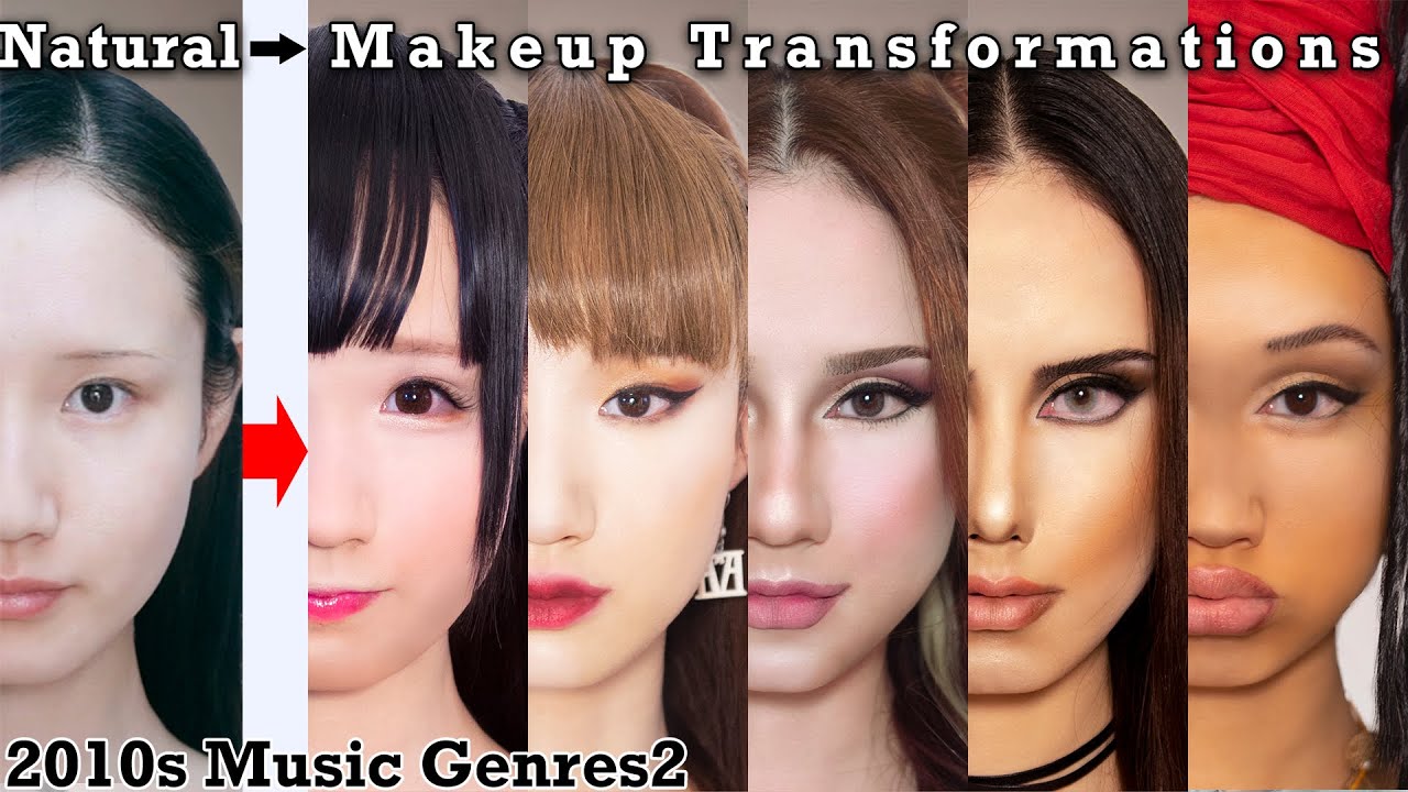 Японка научилась «менять» расу при помощи макияжа!2 The 2010s Music Genres World Makeup and Fashion2