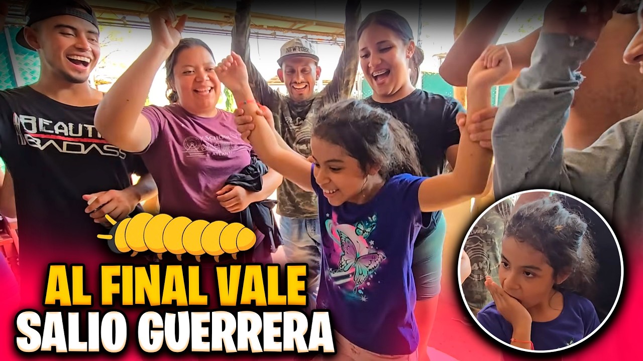 Chistin pone a su hija Valeria que haga este reto y lo esta decep-cionando