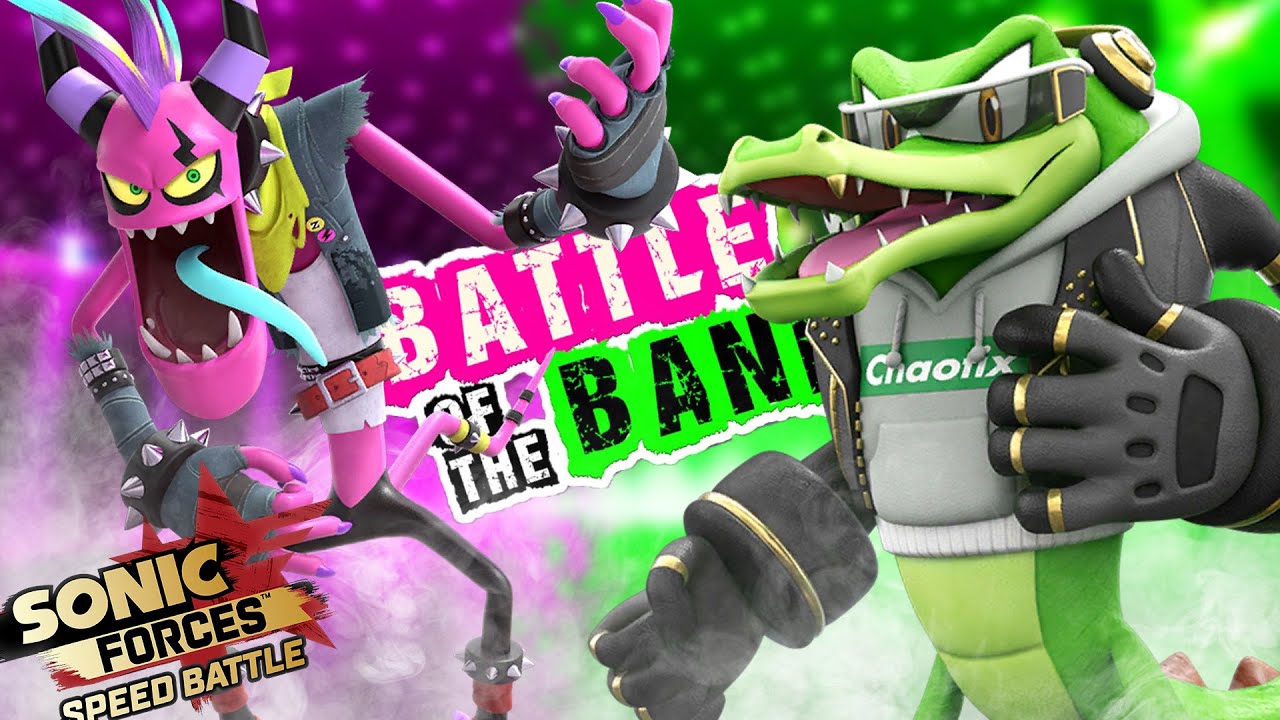 📲 🎸 Desbloqueamos a Punk Zazz y DJ Vector Sonic Forces Speed Battle  Batalla de las Bandas 🎸