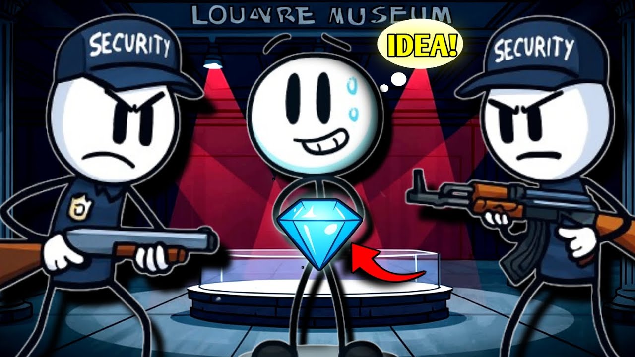 I GOT TRAPPED BY THE SECURITY GUARDS WHILE ROBBING!