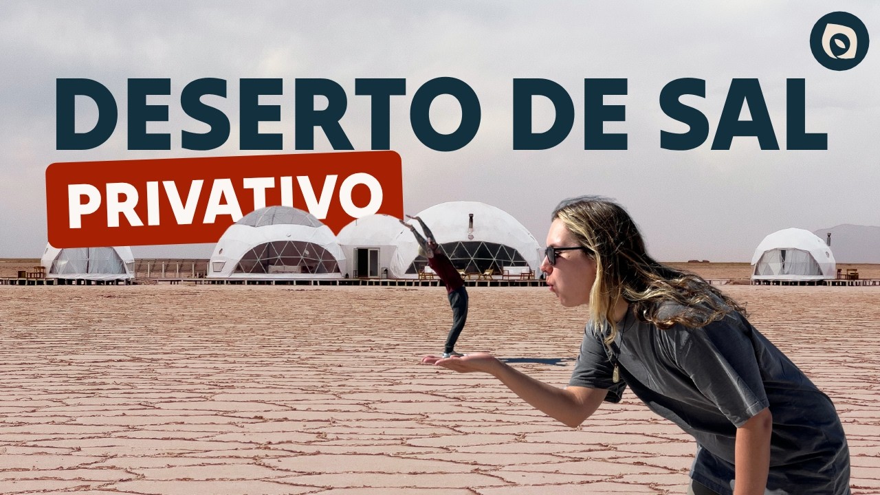 Dormimos em um HOTEL no meio do DESERTO DE SAL (parece outro planeta)!