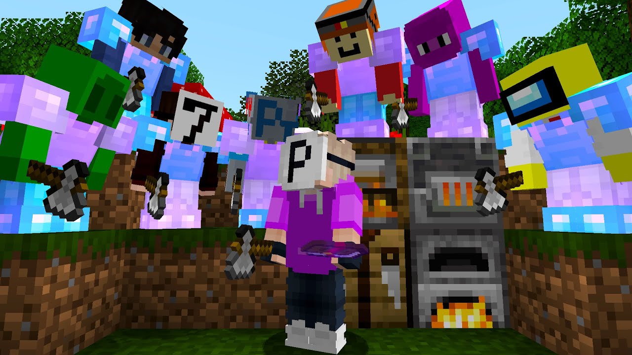 Реванш между спидраннерами Minecraft и 7 охотниками