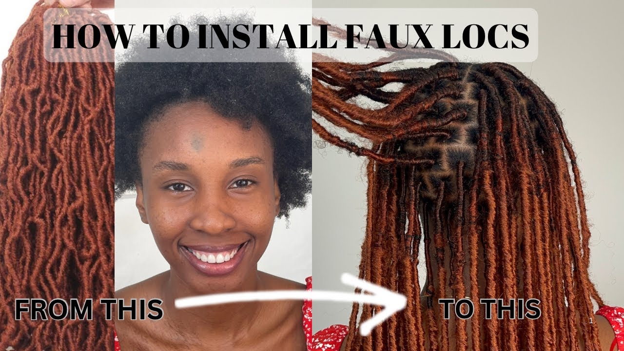 HOW TO MAKE/ INSTALL FAUX LOCS: step by step guide#howto #fauxlocstutorial