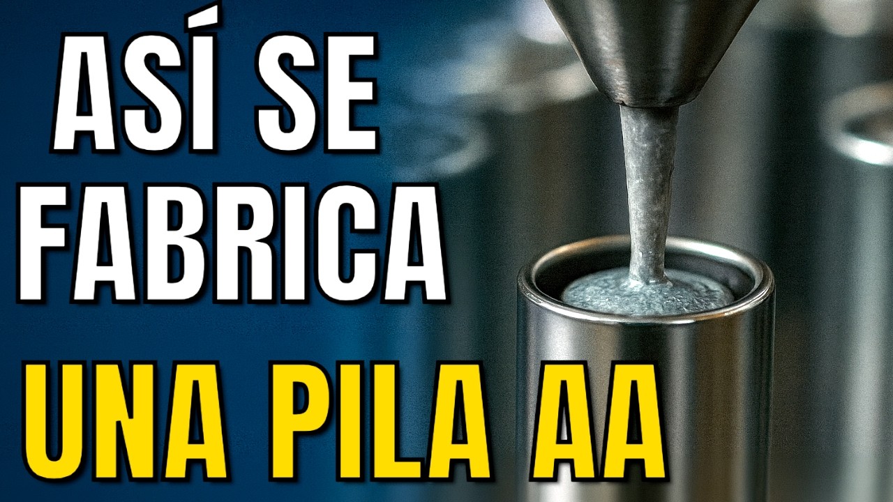 As&iacute; se fabrica una PILA AA | Proceso completo explicado