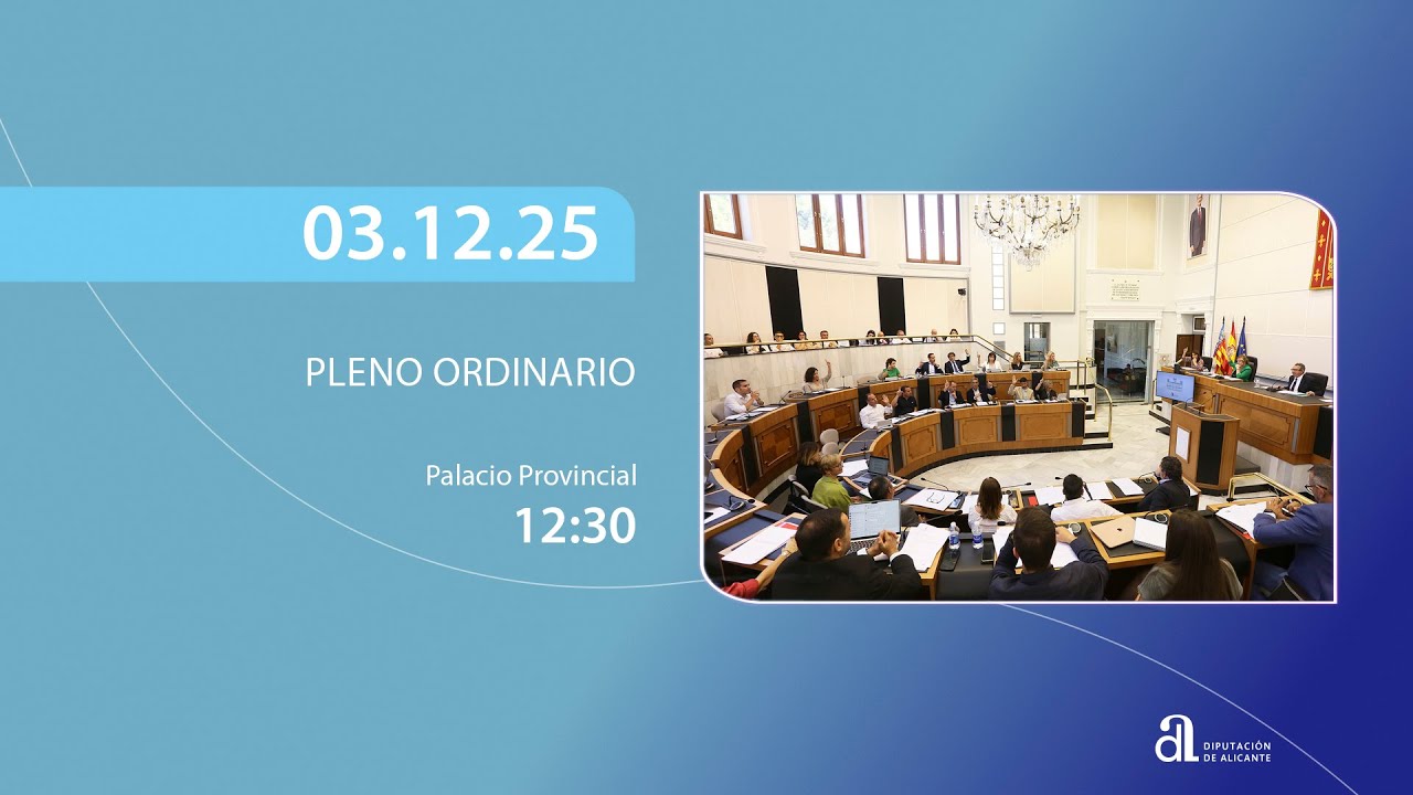 Pleno ordinario diciembre 2025