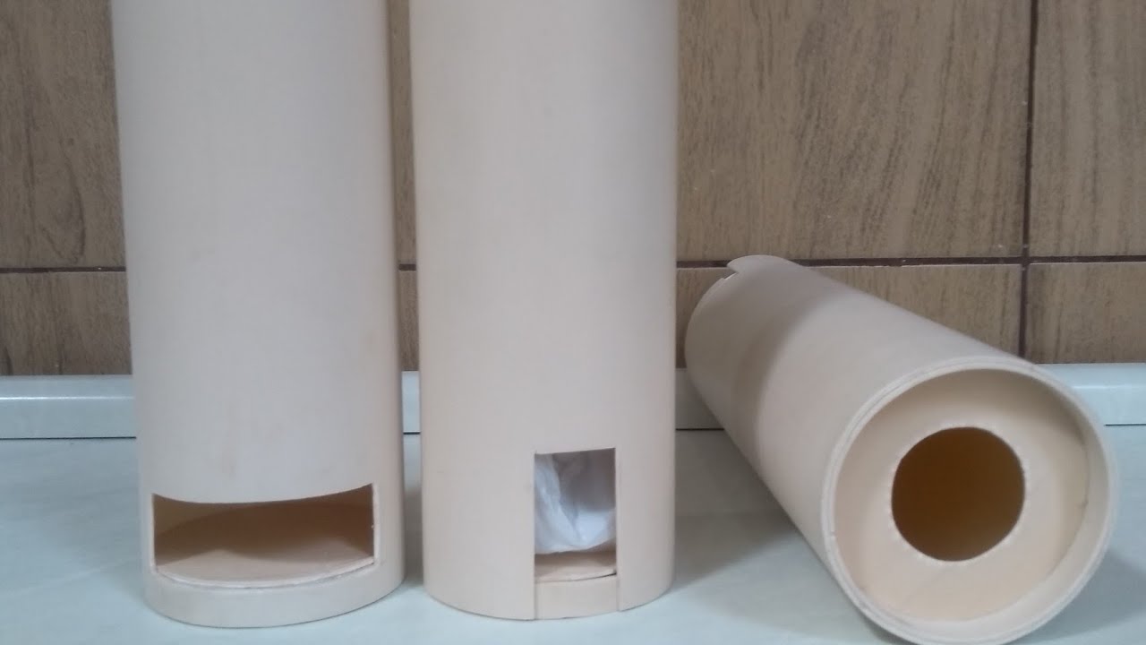 DIY- Puxa sacos de cano de PVC - primeira parte