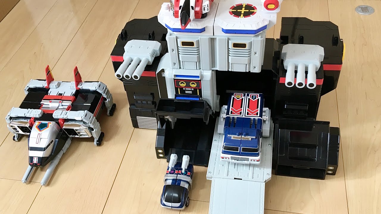 【地球戦隊ファイブマン】デカい基地がロボにもなる⁉︎ マックスマグマで遊んでみた