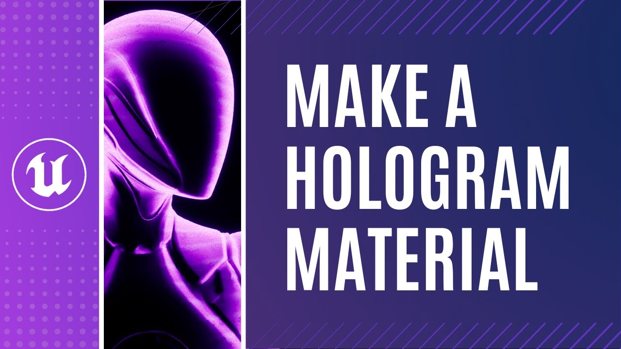 Make a Hologram Material in UE5