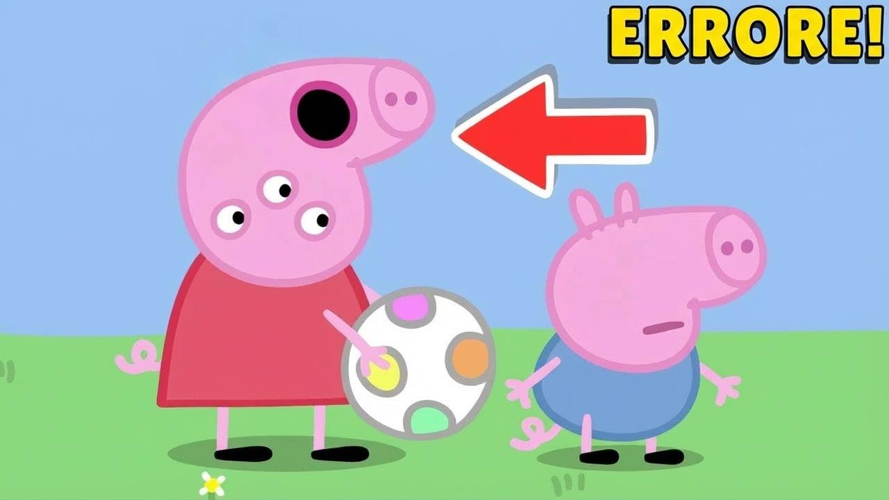 Errori di animazione assurdi in Peppa Pig