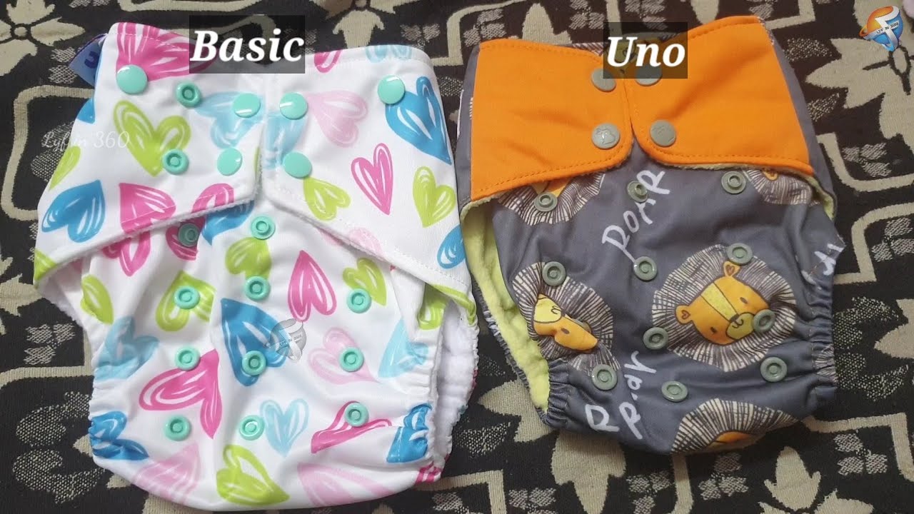 Superbottoms UNO против тканевых подгузников Basic - с волшебной сухой подушечкой #Superbottoms #...