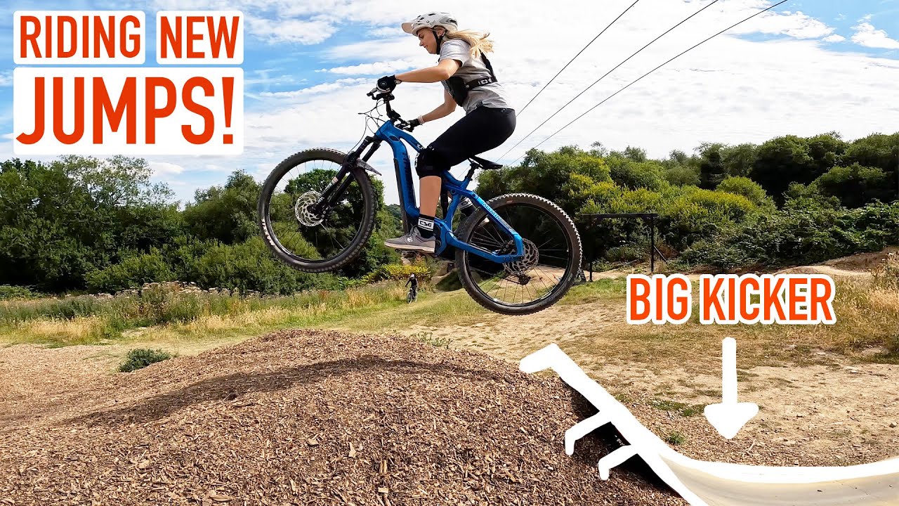 GETTING OVER THE FEAR OF BIG JUMPS!// BULL TRACK BIKEPARK