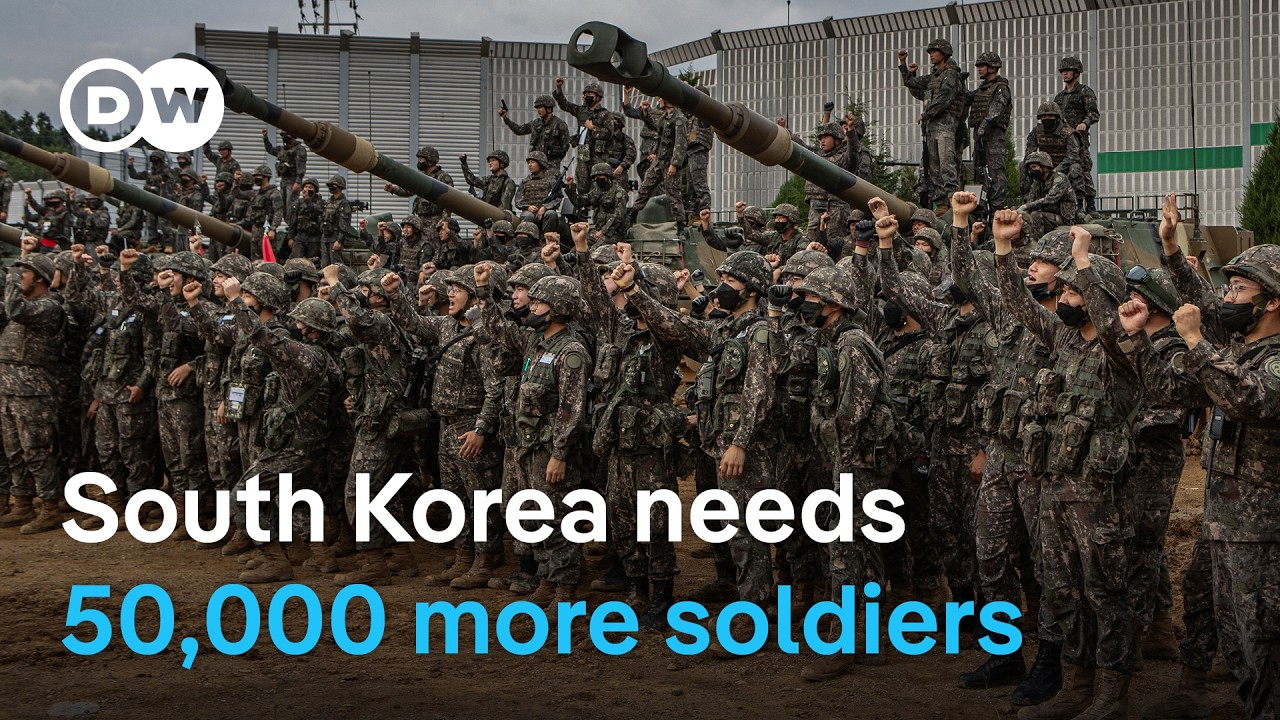 How does the world's lowest fertility rate endanger Seoul's defence readiness? | DW News