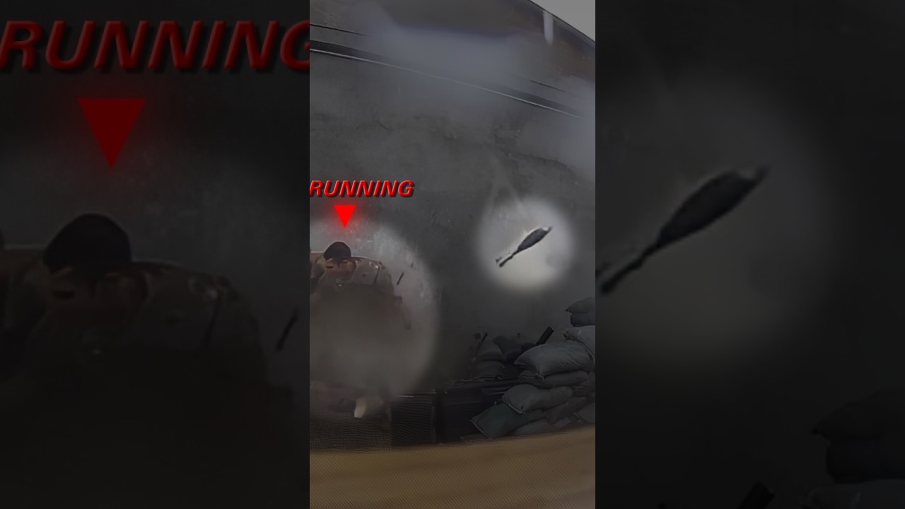 Soldiers Almost Get Hit By Their Own Mortar Round