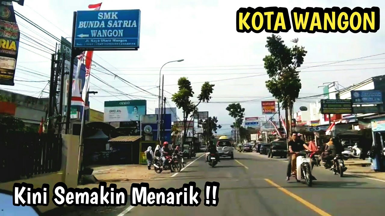 Kota Wangon || Suasana Terkini Kota Kecamatan Wangon Kabupaten Banyumas