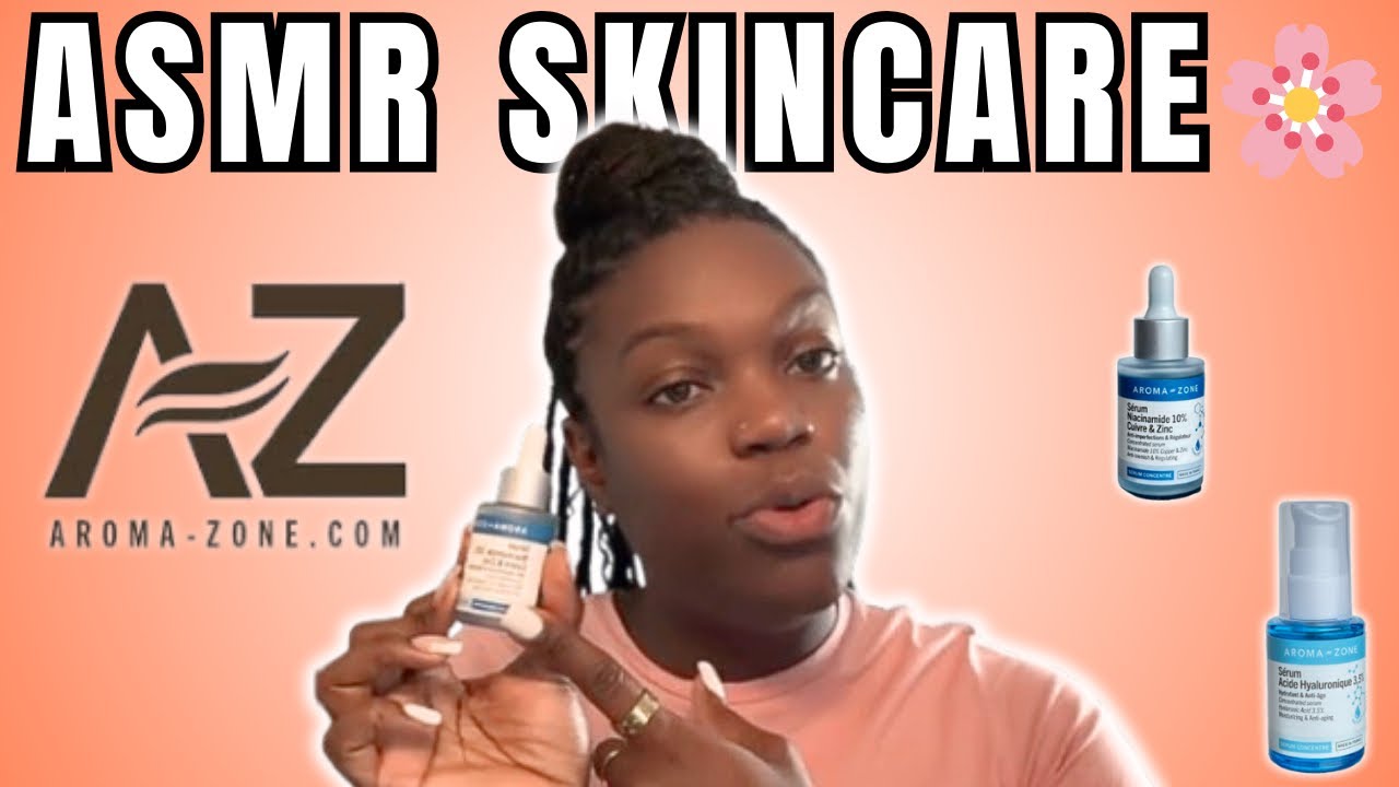 ASMR skincare 🌸 (bruits d’eau & produits visage)