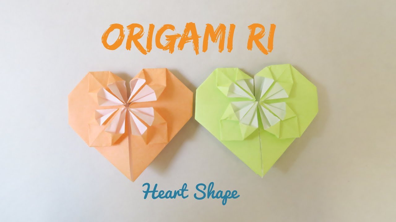 Origami Heart (diamond) 鑽石心形 - 情人節摺紙 Origami Valentine's Day