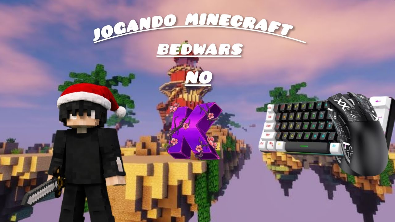 JOGANDO BEDWARS NO PC BOMBA 💥