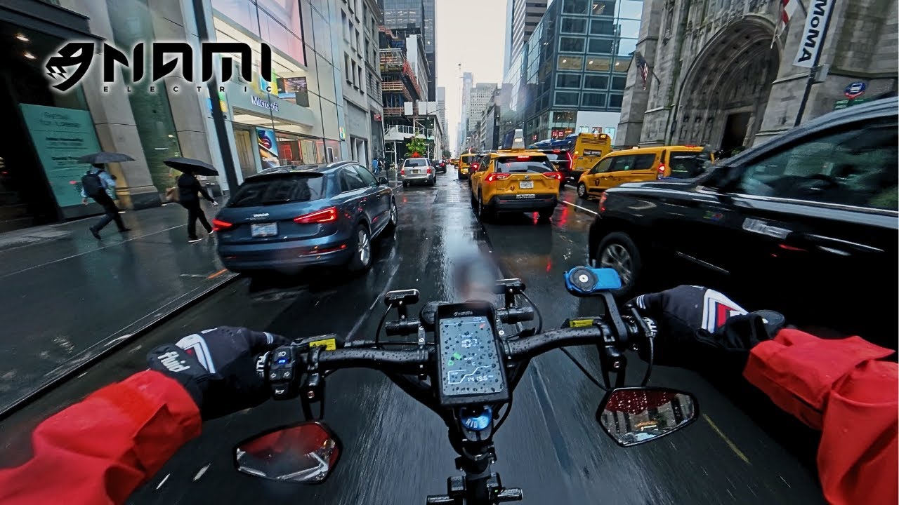 Rainy Ride on the Nami Klima Max & X4 Wet Test- eScooter POV [4K]
