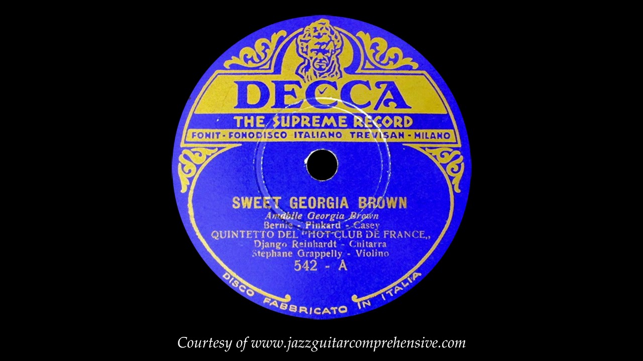 Django Reinhardt (1938) [SWEET GEORGIA BROWN]