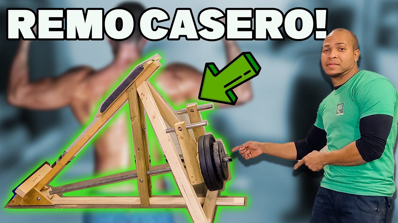 Construí una maquina de Espalda Casera Mira!#remos #tbar #tbarrow #aparatos #comosehace #espalda