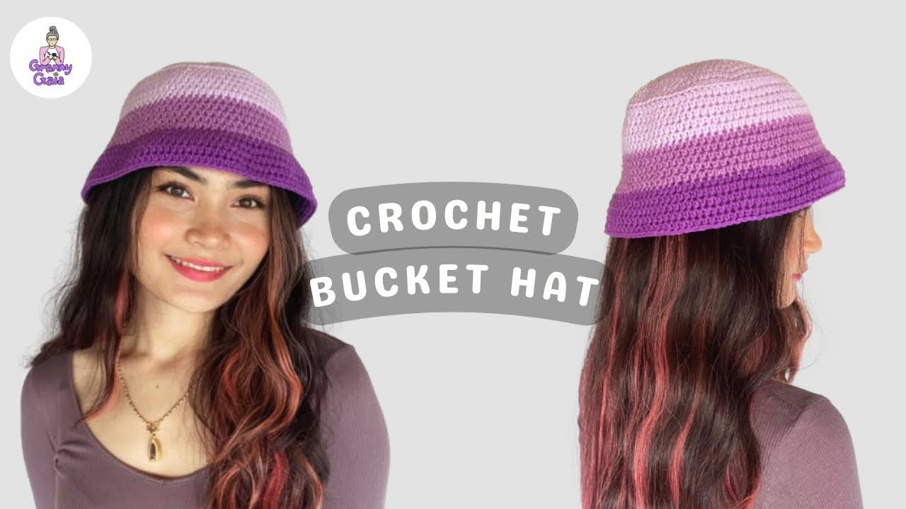 Easy crochet bucket hat tutorial for beginners