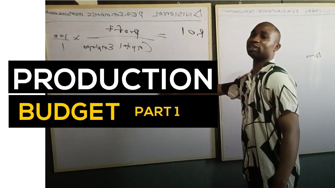 Production Budget Part ONE