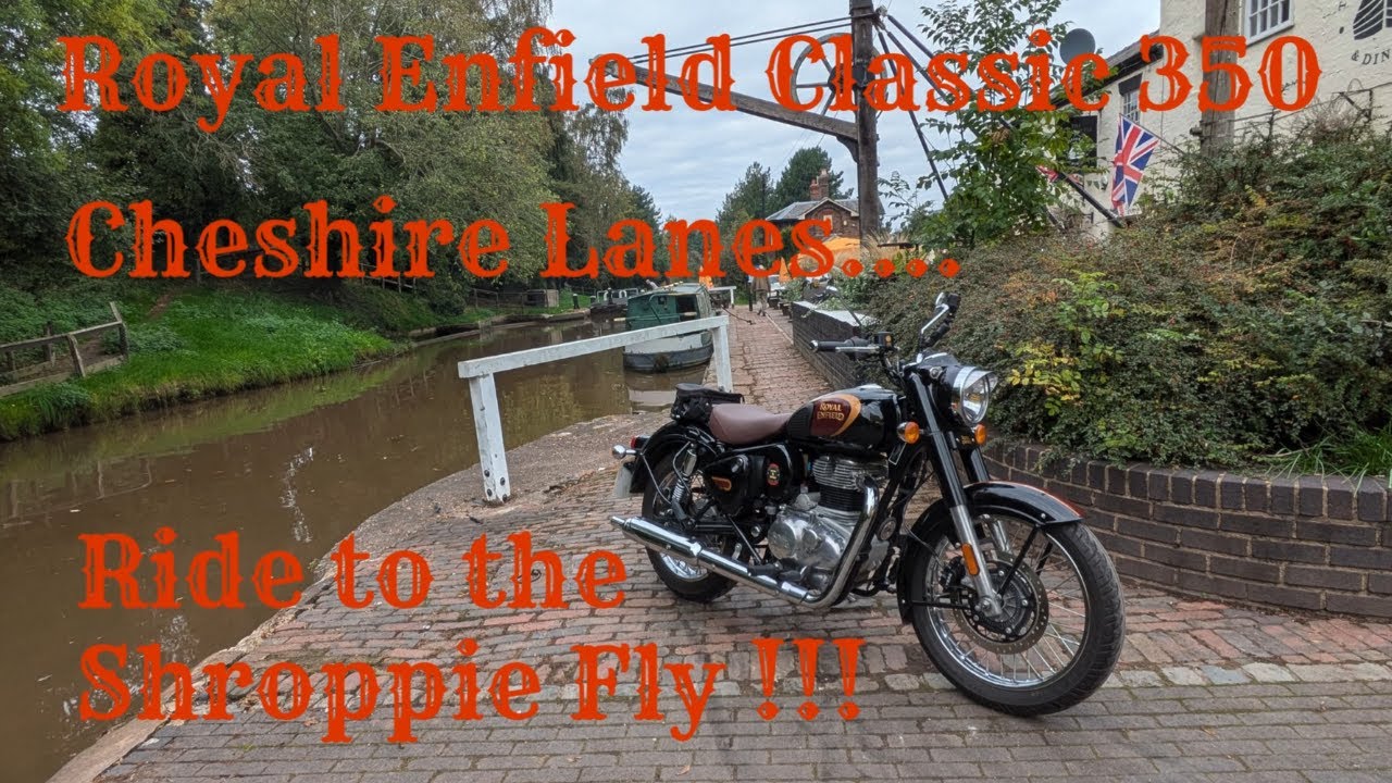Royal Enfield Classic 350 | Поездка в Шроппи Флай | Веселимся |