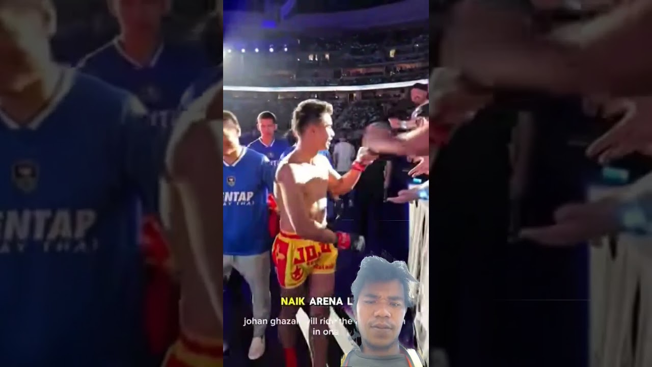 Johan gazali atau Jojo sala satu fighter muda terbaik di Asia tenggara 