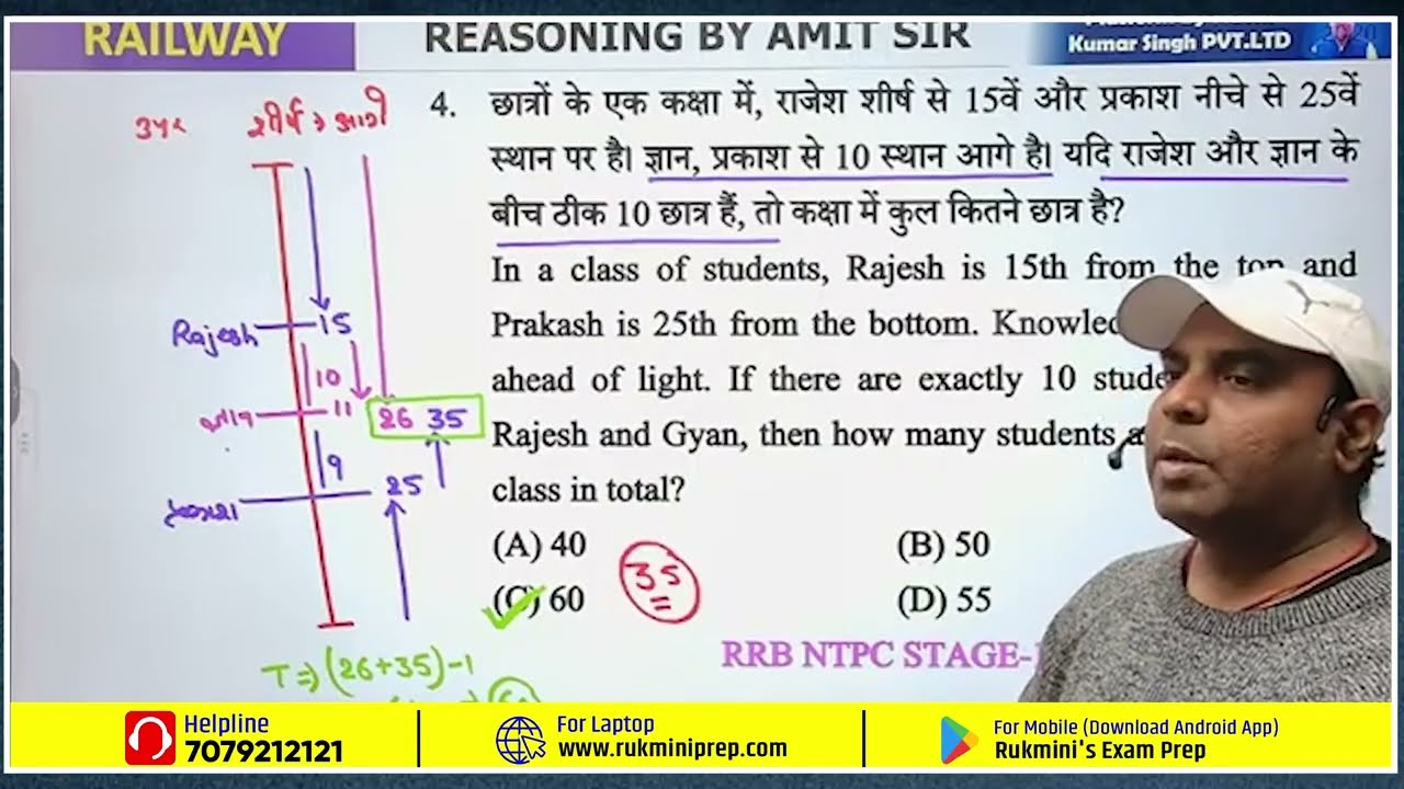 Day-13, Railway Reasoning 2026 || Reasoning Classes || RRB Group-D || Railway Practice Set