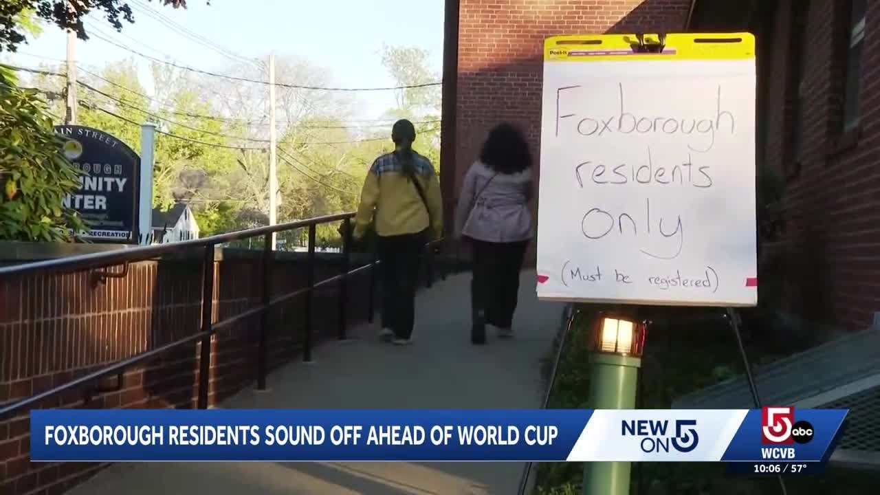 Traffic, crowds top concerns amongst Foxborough residents ahead of World Cup