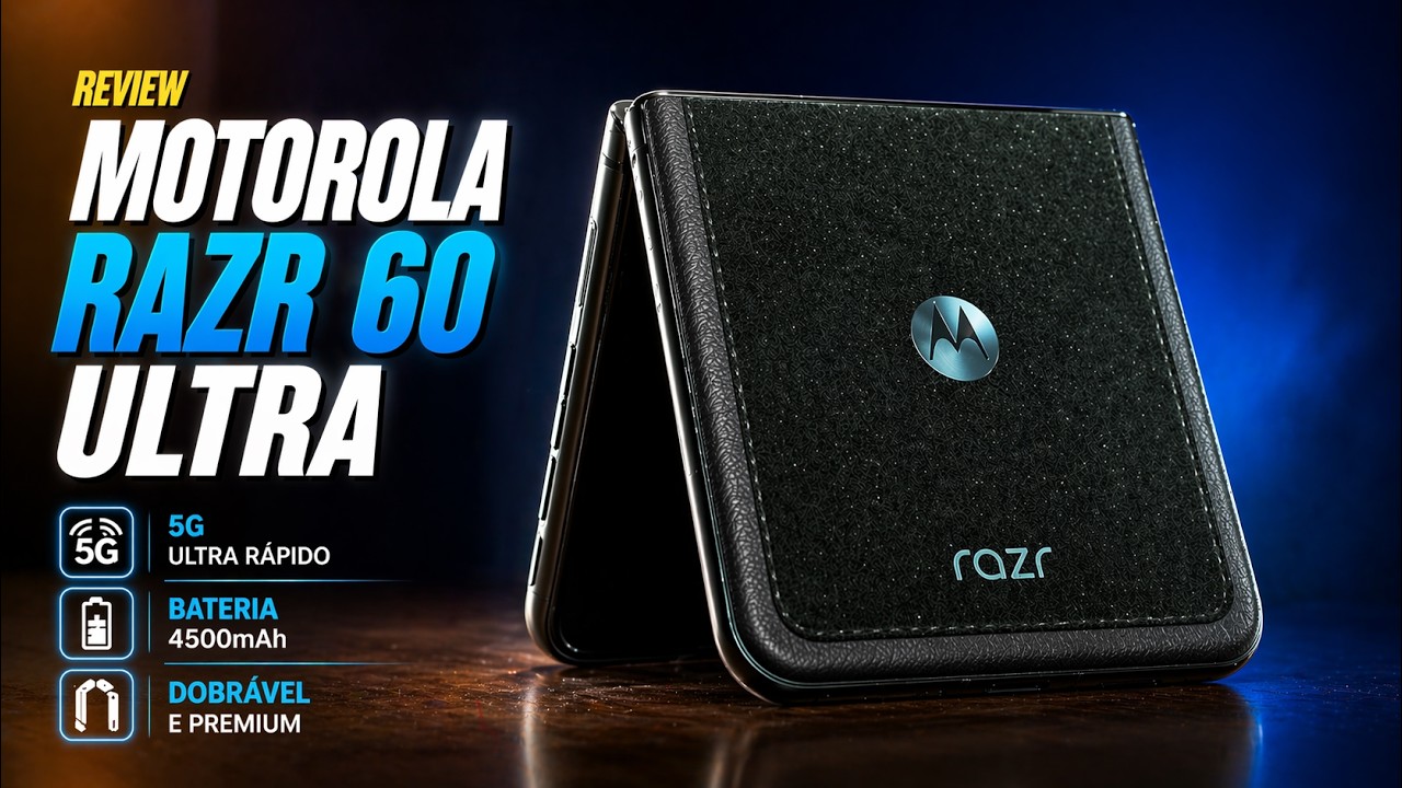 🔥 MOTOROLA RAZR 60 ULTRA – O Dobrável MAIS PODEROSO de 2025! 📱✨