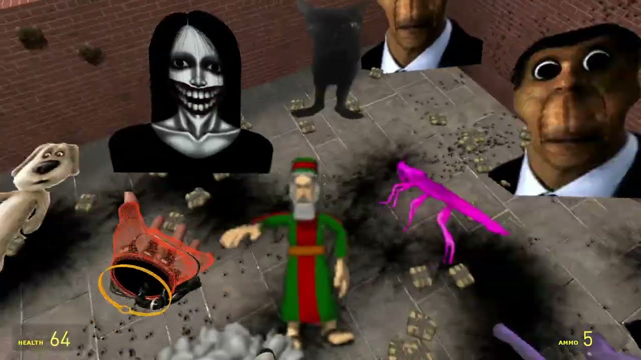 What Happens When You Face Abonga Nextbot in Garry's Mod Horror?