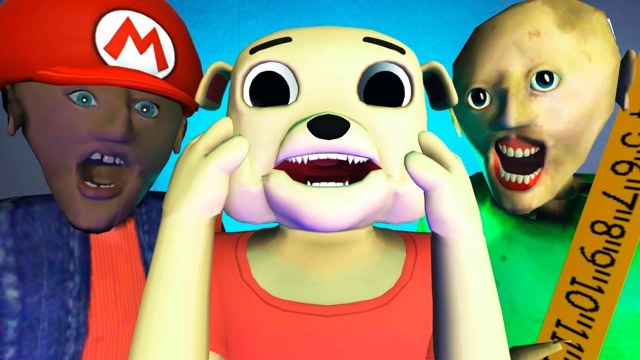 5 GRANNIES 2: BALDI AND MARIO GRANNY (Animation)