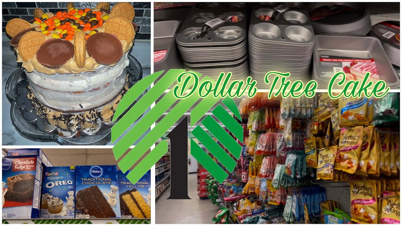 Make a Cake with Dollar Tree Ingredients & Tools 🍰  #dollartree #baking