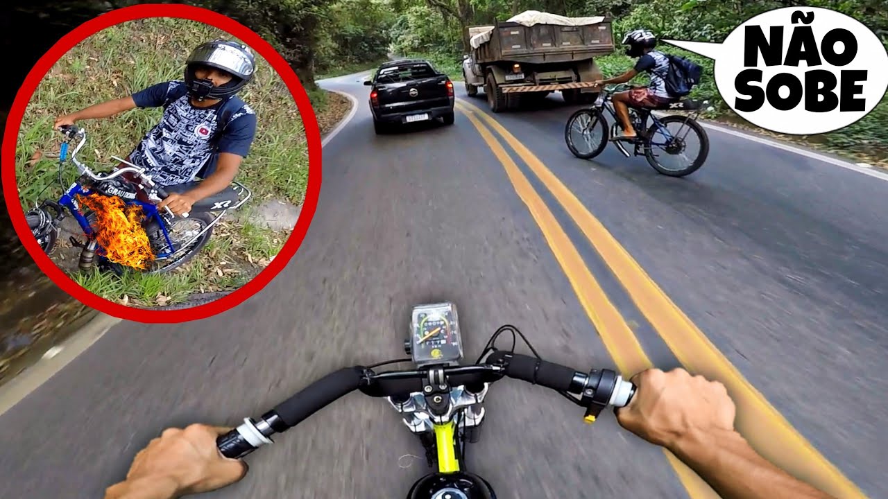 MOTOR AQUECEU NA SUBIDA DE SERRA DE MOTORIZADA