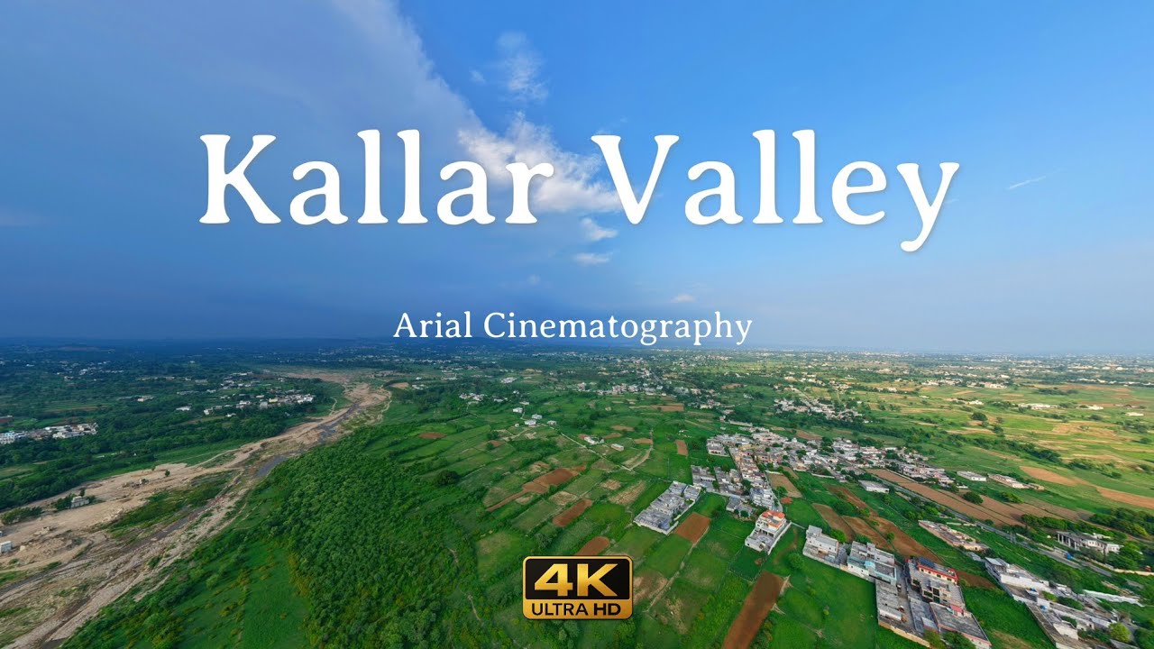 Kallar Syedan Village 🏞️ 4K 60FPS Cinematic Drone View (DJI Air 3S) | Breathtaking Pakistan Scenery