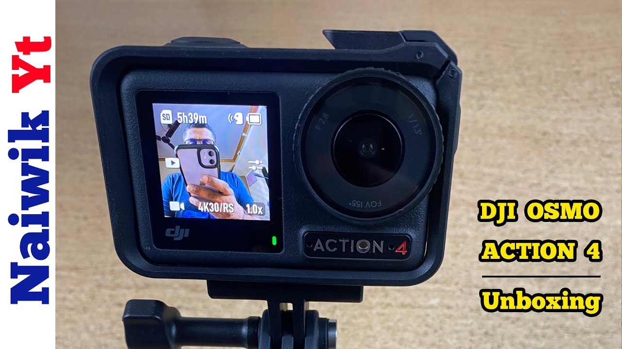 DJI Osmo Action 4 Adventure Combo || Unboxing