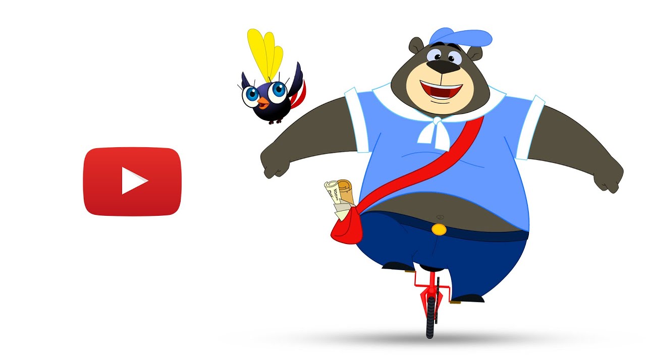 The Bear Went Over The Mountain | Funny Bear Rhymes for Kids