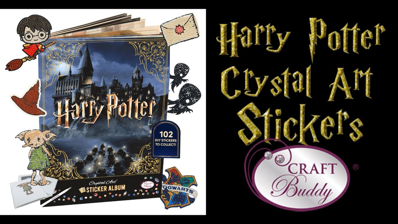 Magical Unboxing | Harry Potter Crystal Art Stickers + Album From Craft Buddy