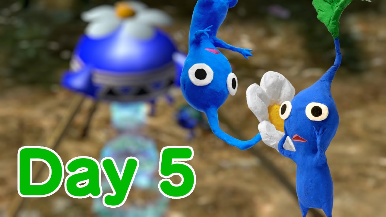 Pikmin 2 (NS) in 8 Days (No Deaths/100%) - Day 5: Enter the Blues