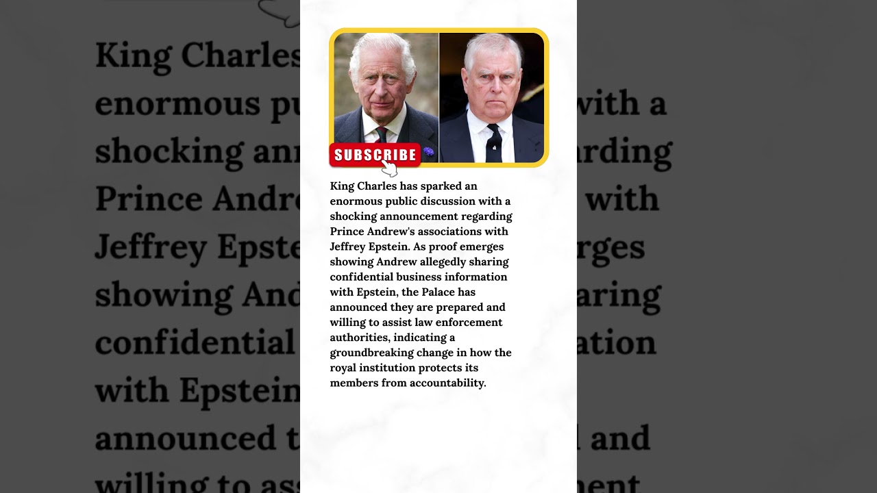 JUST IN: King Charles Addresses Andrew&rsquo;s Epstein Controversy in New Statement&rdquo;