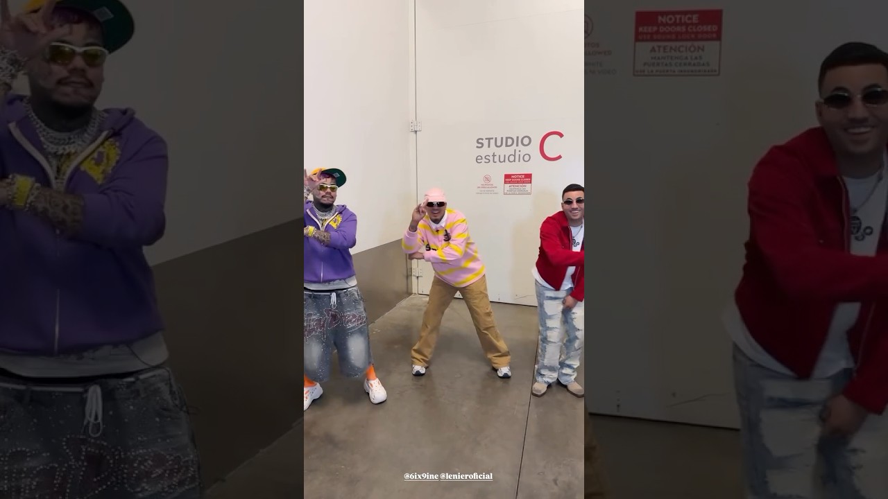 6ix9ine, Bebeshito and Lenier dancing to their new song HABLA TORO