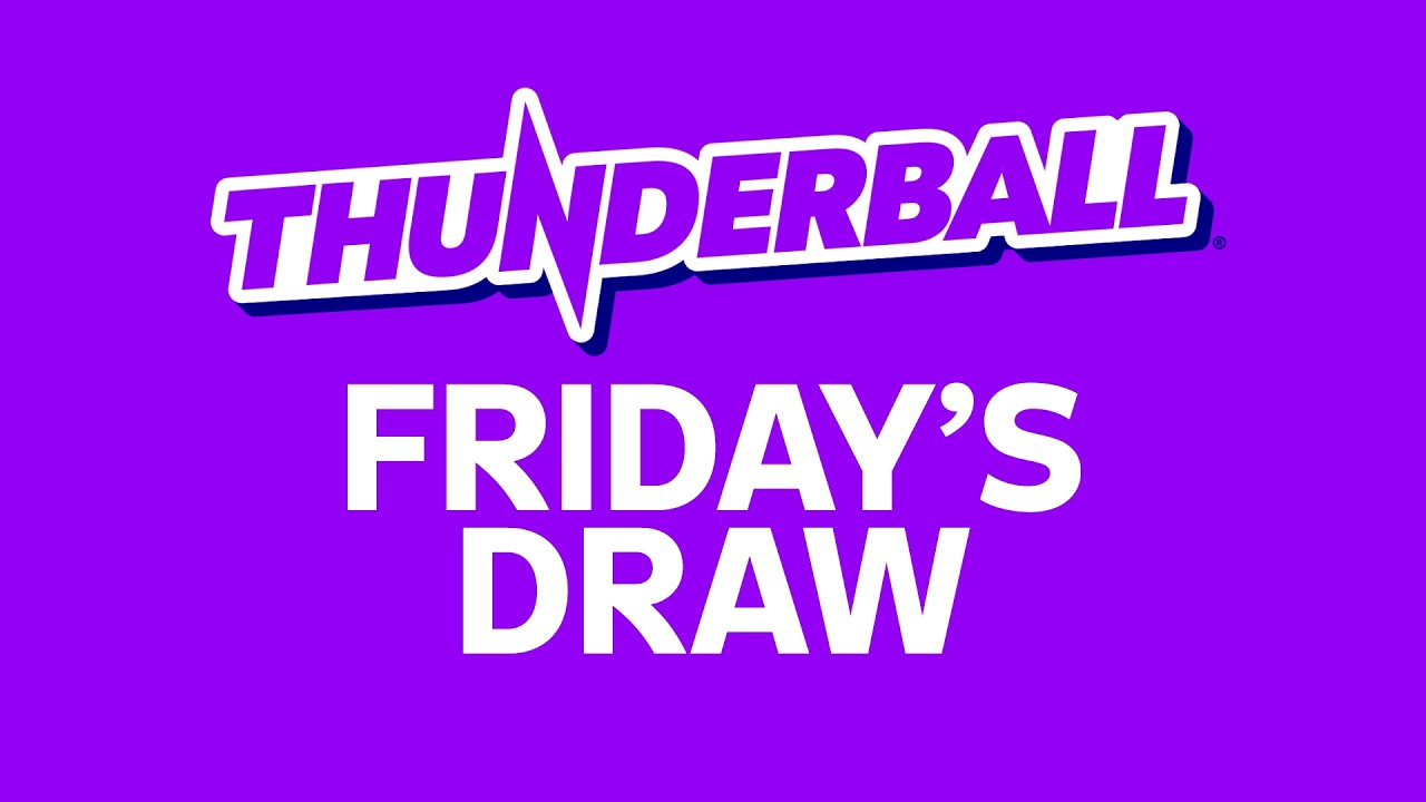 The National Lottery Thunderball draw results from Friday 31 July 2026