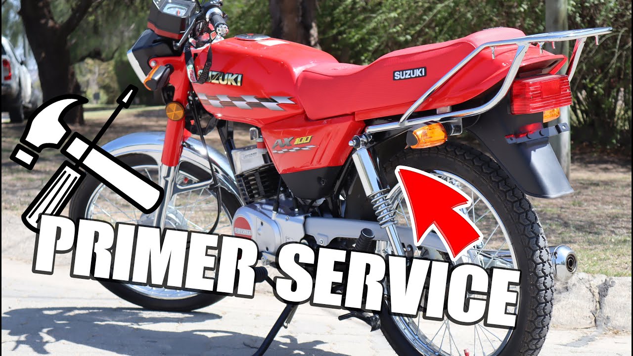Hice el Primer SERVICE a la SUZUKI AX100 y ME PASO ESTO #motovlog #ax100