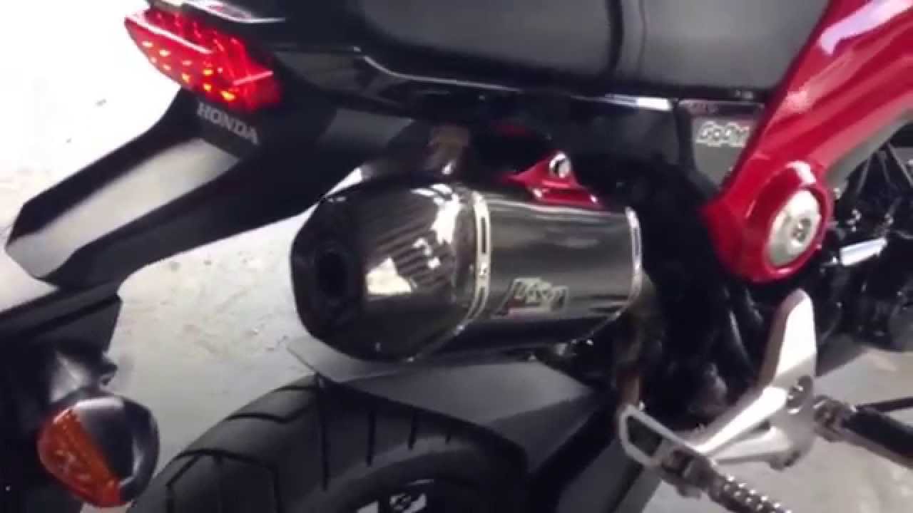 2014 Honda Grom with Yoshimura RS-9 Exhaust