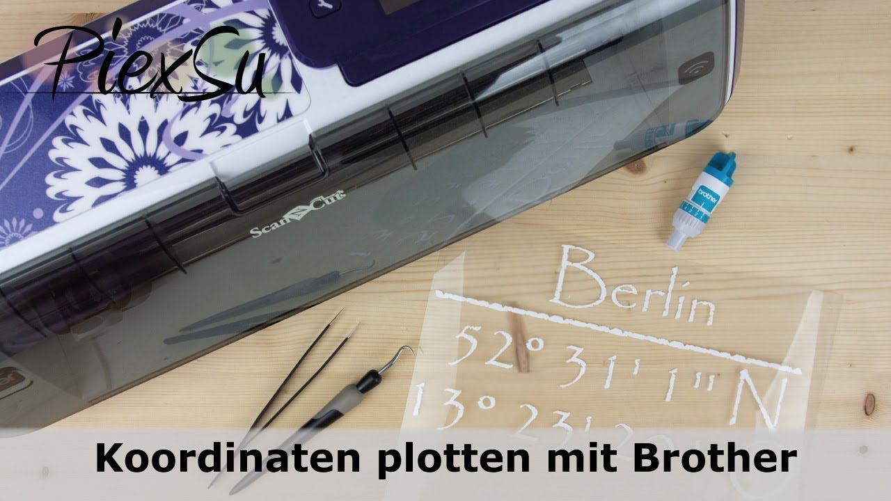 Plotteranleitung - Koordinaten Plotten mit Brother | PiexSu