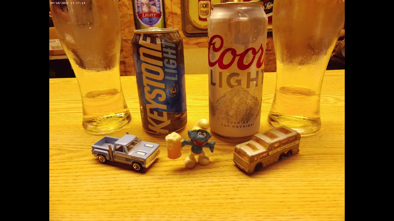 Keystone Light 4.1% Vs. Coors Light 4.2% - Taste Challenge Thursday